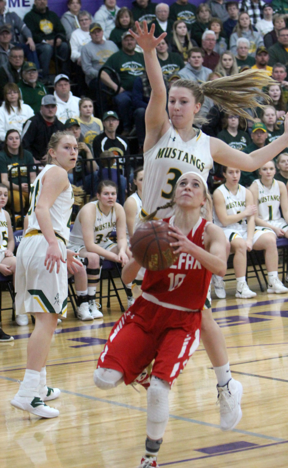 Colfax vs Melrose-Mindoro girls basketball 3-2-19